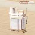 thumbnail image 3 of Household Laundry Storage Bucket Large And Small Sizes Plastic With Lid With Handle Ring, 3 of 6