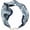Blue_white, variant on Silk Felling Magnetic Buckle with Rhinestone Small Neckerchief Clavicle Collar Headpiece Pendant Scarf for Women