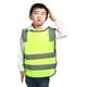 thumbnail image 4 of Chaquetas reflectantes sin mangas para niños, para trabajo de primaria, de punto uniforme amarillo, 4 of 8