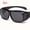(Black+Black) 2pcs, variant on 1pc/2pcs of Night Vision Wrap-Around Sunglasses for Driving, Suitable for Outdoor Sports Like Cycling, Fishing, And Hiking. Unisex Fashion Eyewear for Day And Night Use