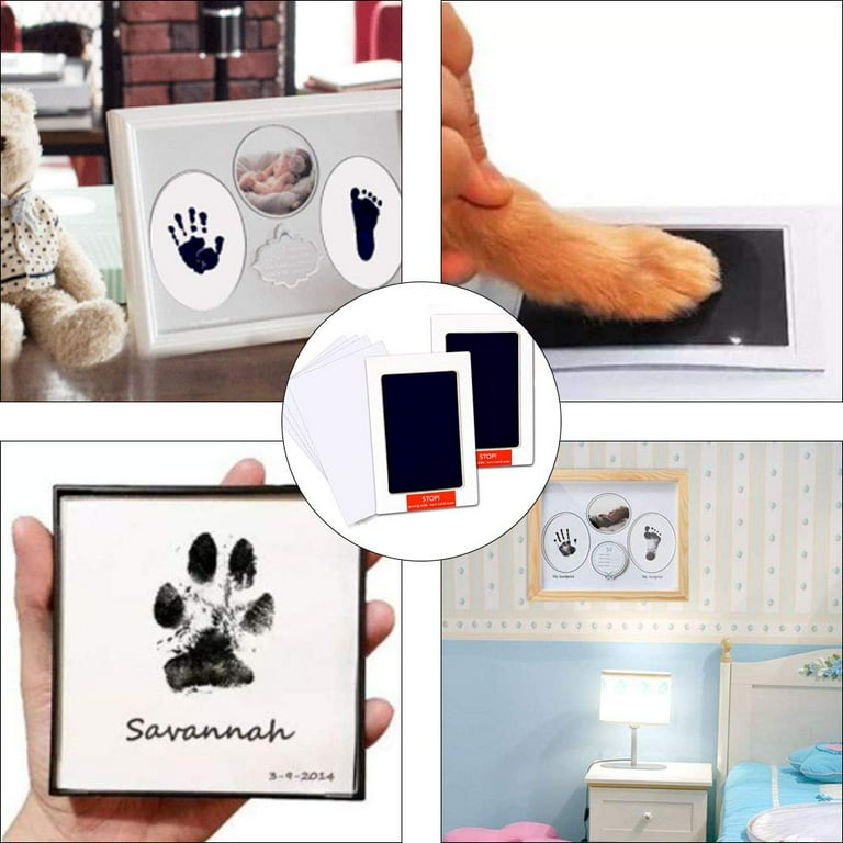 Newborn Baby Footprints Handprint Ink Pads Kits for DIY Photo Frame  Accessories Newborn Baby Pet Cat Dog Paw Prints Souvenir - AliExpress