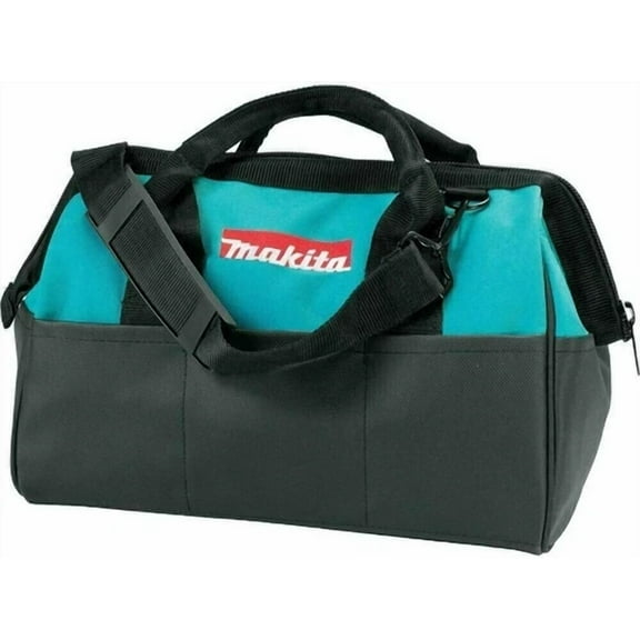 Makita Contractor Tool Bag Storage Case Outside Pockets 14” X 11” X 9” Strap