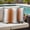 Orange, variant on Pack of 2 Outdoor Pillow Covers 24x24 Inch Waterproof Gray Brown Throw Pillow Covers,Decorative Couch Pillow Shams Protectors Modern Gradient Geometric Pillowcases Cushion Covers for Patio Garden