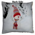 thumbnail image 2 of EREHome Snowman Pillow Case Home Decor Cushion Cover 20x30 Inch, 2 of 2