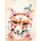 thumbnail image 1 of Diamond Painting (DE6008) DIY Square 5D Color Flower Fox Kit Craft (FH072) 40x50cm FLhrweasw Nuevo, 1 of 1