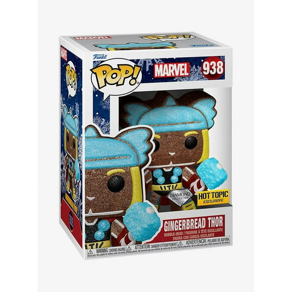 Funko Pop! Marvel: Holiday - Gingerbread Thor Diamond Collection
