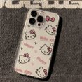 thumbnail image 2 of Funda de teléfono Kawaii Sanrio Hello Kittys Iphone 15/14/13/12/11 Pro Max, bonita funda protectora transparente, accesorios anticaída, regalo, 2 of 4