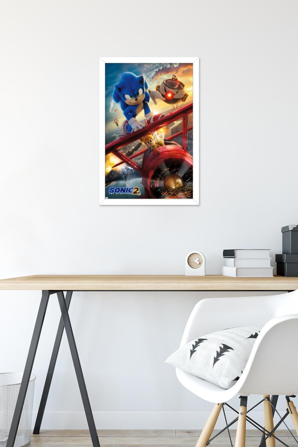 Sonic the Hedgehog 2 - Key Art Wall Poster, 14.725" x 22.375" Framed