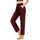 thumbnail image 2 of TaTaai Women's Loose Fit Yoga Pants with Pockets High Waist Stretchy Long Pants Casual Athletic Lounge Bottoms Tummy Control Non See Through Relaxed Fit Gift, 2 of 7