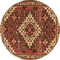 thumbnail image 1 of Ahgly Company Indoor Round Persian Brown Traditional Area Rugs, 8' Round, 1 of 4