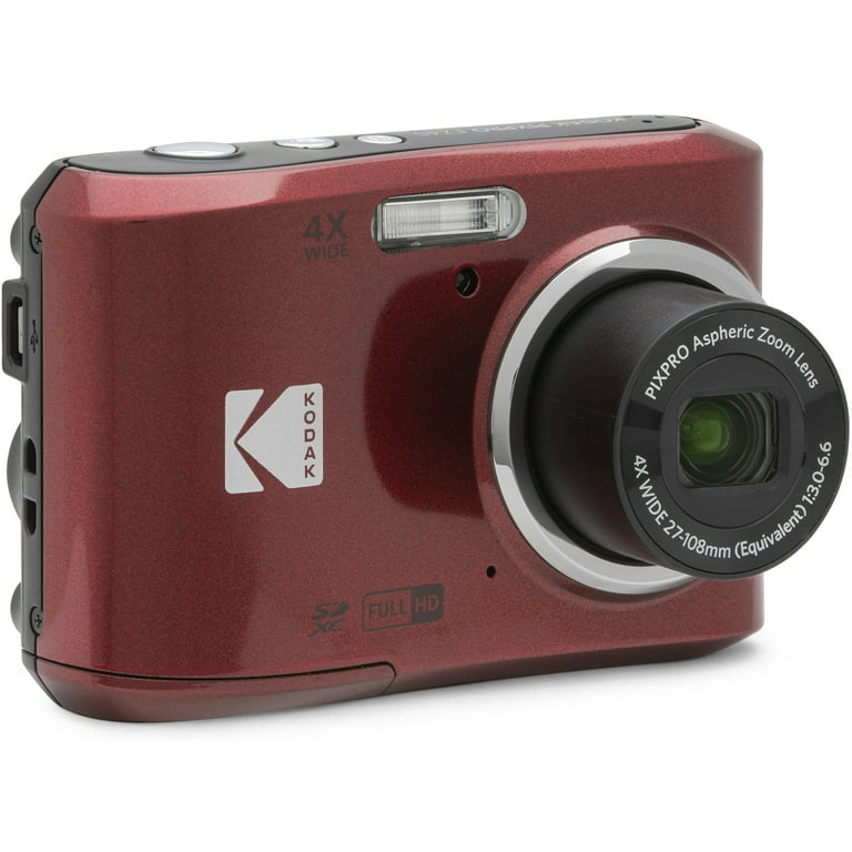 デジタルカメラ Kodak PIXPRO FX45 RED Kodak PIXPRO FZ45 16MP Digital Camera, Red with Lexar 32GB Memory
