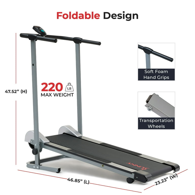 Walmart sunny treadmill hotsell