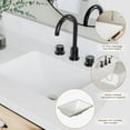 thumbnail image 4 of ARIEL Monroe 49 Inch Single Rectangle Sink Bathroom Vanity With Pure White Quartz Countertop 1.5 Inch Edge In Oak, 4 of 8