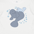 thumbnail image 4 of Inktastic Cute Manatees with Bubbles Boys or Girls Baby T-Shirt, 4 of 5