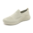 thumbnail image 2 of NOKIO Walking Shoes for Men Breathable Elastic Knit Sneakers Comfortable S𝗅ip On L𝗈afers Lightweight Soft Sole Walking Shoes Wide Width Non-S𝗅ip Athlet𝗂c Shoes, 2 of 5