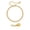 Gold-C, variant on VNOX Gold Stainless Steel 2mm Side Chain Bracelet with Lobster Clasp for Birthday Gift