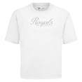 thumbnail image 2 of Men's Levelwear White Kansas City Royals Ethereal Oversized Luxe Signature Knit T-Shirt, 2 of 3