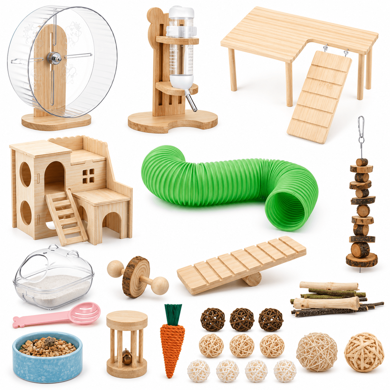 40 Small Animal Habitat Accessories Fun Style For Syrian Hamsters Mice Gerbils