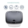 thumbnail image 5 of DZT-12-5 Bedroom or Bathroom Automatic Touchless Infrared Motion Sensor Trash Can, 3 Gal 12L, Stainless Steel Base (Rectangular, Black Lid), 5 of 10