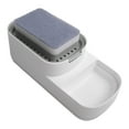 thumbnail image 2 of Dispensador de jabón para platos 2 en 1 con soporte de esponja para cocina Organizador de fregadero, 2 of 11