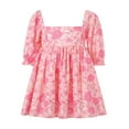 thumbnail image 4 of Robe Babydoll à Manches Bouffantes pour Femmes, Encolure Carrée, Taille Haute, Volants, Robe de Princesse, Robe Fluide pour Bal et Fête, Mini-Robe, 4 of 6