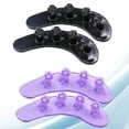 thumbnail image 2 of EeaseMX 2 separadores de silicona rosa para uñas, flexibles, para dedos y pies, herramienta de manicura portátil para uso doméstico (color aleatorio)., 2 of 7