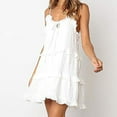 thumbnail image 2 of Lmnyox Casual Summer Dress for Women Sleeveless Spaghetti Strap Mini Dress Lightweight Vacation Dress, 2 of 7