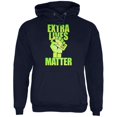 thumbnail image 1 of Video Games Extra Lives Matter Mens Hoodie Navy SM, 1 of 1