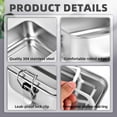 thumbnail image 5 of UPTRUST  4 PCS Stainless Steel Bento Box 550ml, Metal Lunch Box Food Containers, Steel Lunch Container for Home, Work, Camping, 5 of 7