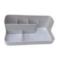 thumbnail image 4 of MERIGLARE Manicure Tool Box Craft Organizer Cabinet Makeup Storage Rack for Cuticle Pusher Gray, 4 of 8