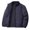 .Navy, variant on Agkizg Men's Winter Fleece Jackets, Casual Solid Stand Collar Zip Up Fleece Lined Jacket, Pocket Long Sleeve Non-Hood Coat