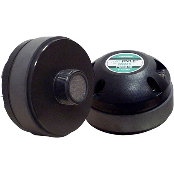 Pack of 2 Pyle PDS432 High Power Tweeter Compression Horn Driver DJ Pro 