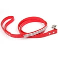 thumbnail image 2 of Rhinestone Pet Leash Sturdy Fake Leather Dog Training Rope Dog Walking Leash, 2 of 6