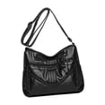 thumbnail image 2 of Segolike Women Shoulder Bag Adjustable Strap Travel Bag Zipper Satchel Casual Lady Vacation Purse Handbag , Black, 2 of 8