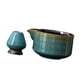 thumbnail image 5 of 2x set de matcha, cerámica, herramientas de fabricación artesanales utensilios de regalo chino para amantes del té Ceremonía del té set matcha tazón Azul, 5 of 8