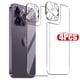 thumbnail image 2 of Vidrio Templado 4 en 1 para iPhone 14 13 12 Pro Max Mini 14 Plus, Protector de pantalla trasera con película de lente de cámara para iPhone 14 13 12, 2 of 4