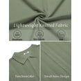 thumbnail image 5 of COOFANDY Mens Knit Button Down Shirt Short Sleeve Casual Polo Shirts Vintage Summer Beach Shirts, 5 of 6
