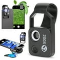 thumbnail image 3 of Graflsoa 200X Mobile Phone Microscope with LED Light & CPL Polarizer, Clip-On Design for iOS/Android, 2-Speed Brightness Adjustment, Built-in Lithium Battery, ABS+PC Material, Includes USB Cable,, 3 of 6