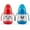 Red & Blue, variant on Disney 2 Pack 7 Ounce Baby Bottles with Character Prints and Colored Covers with Double Handle - BPA Free and Easy to Clean