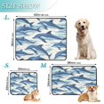 thumbnail image 3 of RMDQTR 2Pack Set of Medium and Large Pet Potty Pads Reusable Ultra-Absorbent Pet Training Pads Leak-Proof Pet Pads Dolphins Swimming, 3 of 7
