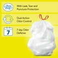 Great Value Strong Flex 13Gallon Drawstring Tall Kitchen Trash Bags