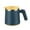 Blue, variant on COMTOA 420ml Tumbler with Lid, Stainless Steel Tumbler with Handle, Metal Insulated Travel Coffee Mug with Handle, Double Wall Vacuum Spill Proof Tumbler Cup