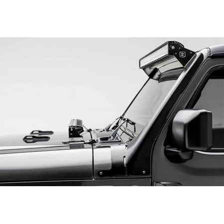 ZROADZ 2019-2024 Fits Jeep Gladiator 2018-2024 Wrangler JL JLU 52" Mild Steel Bolt-on Roof Mounts LED Light Bar Z374831