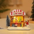 thumbnail image 2 of Night Light Music Snow House Christmas Decorations Decoration Windowsill Christmas Holiday Gifts A, 2 of 5