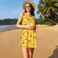 thumbnail image 3 of Disketp Honeycombs para Vestido sin Mangas para Mujeres, Vestidos de Verano para Mujeres, Casual y Holgado para la Playa, 3 of 7