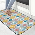 thumbnail image 4 of Qinduosi Funny Doormat Welcome Mat, Elegant Floral Tile, Non-Slip Front Door Mats Rugs for Indoor/Outdoor Entrance, Vintage, Entry Mats Carpets Absorbent Water and Mud 19.68*47.24 in, 4 of 6