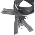 thumbnail image 1 of 200cm 10 Grande Fermeture Éclair Détachable en Plastique Double Fermeture Éclair pour Tente, Toile, Sac de Couchage (dp Noir), 1 of 4