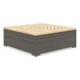 thumbnail image 2 of Homestyles Table Basse en Acacia et Rotin - Gris Foncé, 2 of 10
