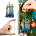 thumbnail image 6 of 8cm Three Sisters Acrylic Ornament with Heartfelt Quote Card Friend Birthday Gift Decor,Christmas Hanging Ornaments,Hangs 挂件, 6 of 9