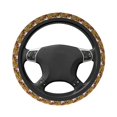 thumbnail image 3 of Elastic Steering Wheel Cover, Sloth on the Branch Stretch Thickening Car Steering Wheel Cover Women Men, Steering Wheel Protector Universal 15 in, 3 of 7